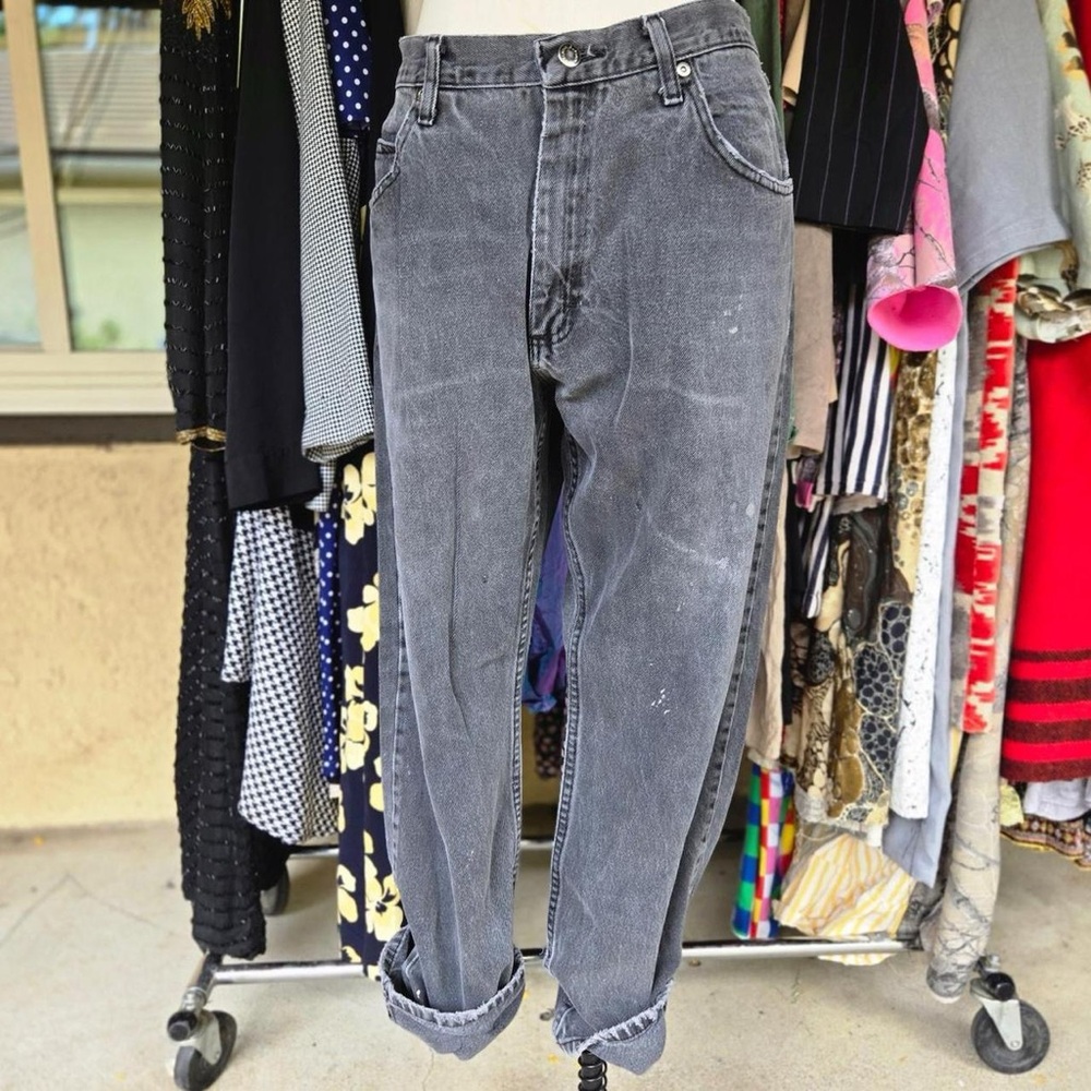 Wrangler Gray Straight Jeans